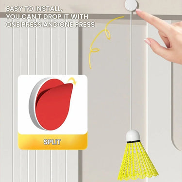 Automatic Rebound Badminton Trainer – Solo Practice Set